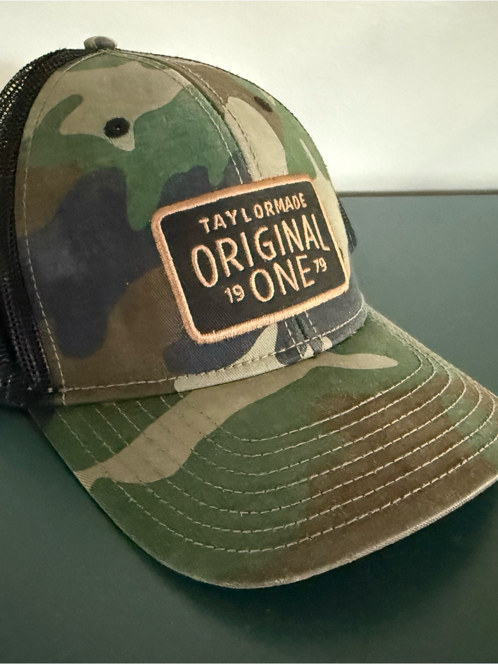 TaylorMade Camo Patch Trucker Hat Golf